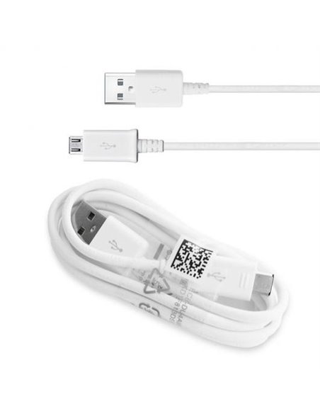 Кабель для зарядки и синхронизации Samsung ECB-DU4EWE, Micro-USB/USB Type-A, 1,5м, Белый Кабель для зарядки и синхронизации Samsung ECB-DU4EWE, Micro-USB/USB Type-A, 1,5м, Белый