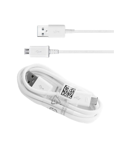 Cablu încărcare și sincronizare Samsung ECB-DU4EWE, Micro-USB/USB Type-A, 1,5m, Alb