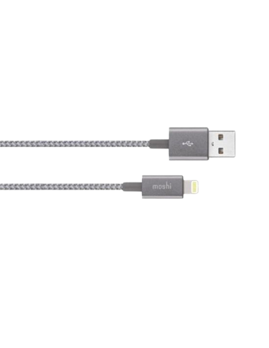 Cablu încărcare și sincronizare Moshi iPhone Lighting USB Cable, USB Type-A/Lightning, 1,2m, Gri