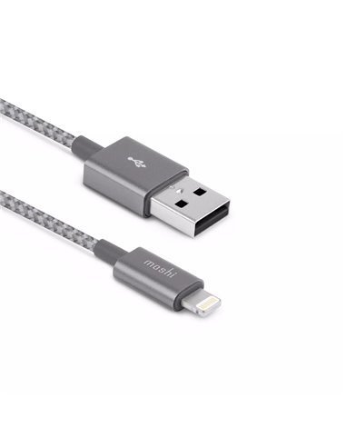 Кабель для зарядки и синхронизации Moshi iPhone Lighting USB Cable, USB Type-A/Lightning, 1,2м, Серый