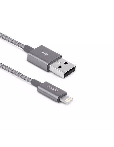 Кабель для зарядки и синхронизации Moshi iPhone Lighting USB Cable, USB Type-A/Lightning, 1,2м, Серый