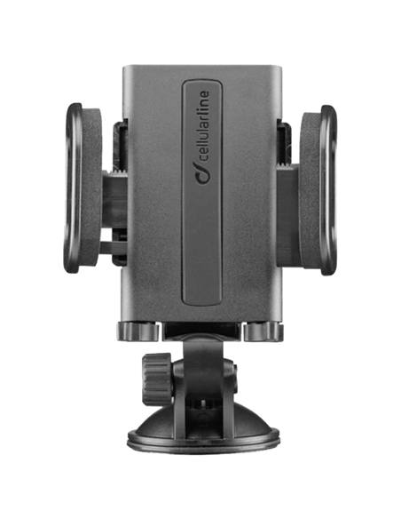 Автомобильный держатель Cellularline Hug Flexi - Universal, Чёрный
