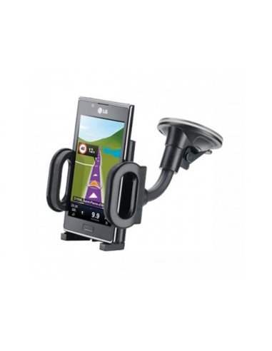 Автомобильный держатель Cellularline Hug Flexi - Universal, Чёрный