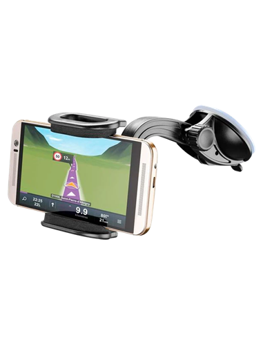 Автомобильный держатель Cellularline Hug Flexi - Universal, Чёрный