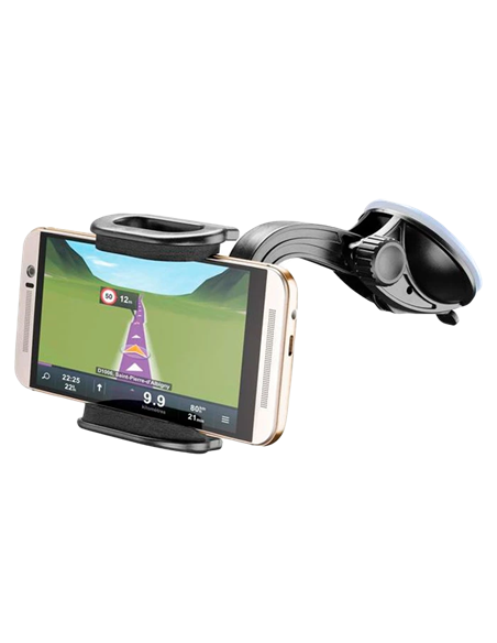 Автомобильный держатель Cellularline Hug Flexi - Universal, Чёрный