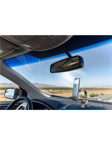 Автомобильный держатель Cellularline Touch Flexi - Universal, Серебристый