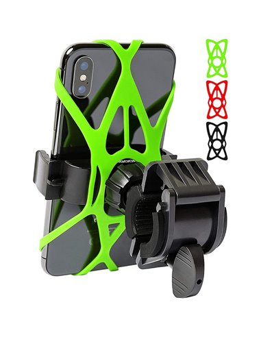 Suport de telefon pentru bicicleta Cellularline Handle, Negru