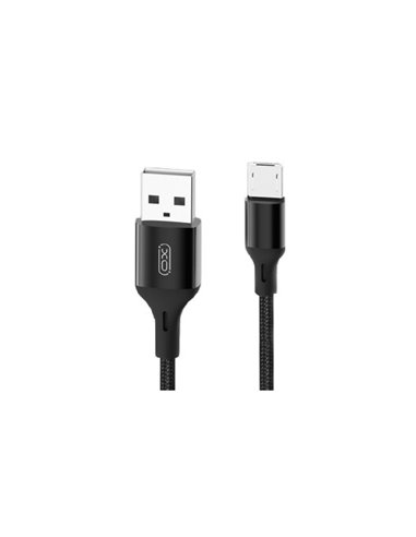 Cablu încărcare și sincronizare XO NB143, USB Type-A/Lightning, 2m, Negru