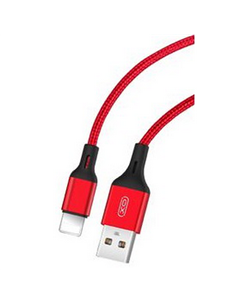 Кабель для зарядки и синхронизации XO NB143, USB Type-A/Lightning, 2м, Красный 2