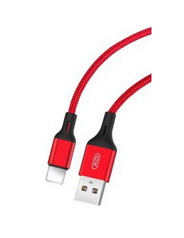 Cablu încărcare și sincronizare XO NB143, USB Type-A/Lightning, 2m, Roșu