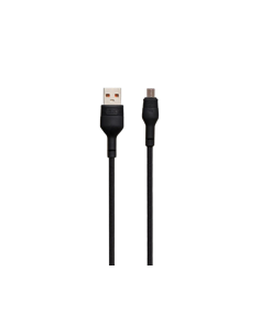 Cablu încărcare și sincronizare XO NB55, USB Type-A/micro-USB, 1m, Negru