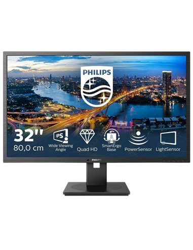 31,5" Монитор Philips 325B1L, IPS 2560x1440 WQHD, Чёрный