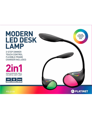 Lampa de birou Platinet DESK LAMP 6W 44347, Negru