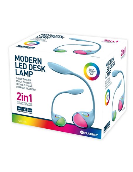 Lampa de birou Platinet DESK LAMP 6W 44347, Negru