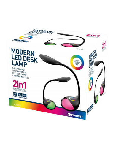 Lampa de birou Platinet DESK LAMP 6W 44347, Negru