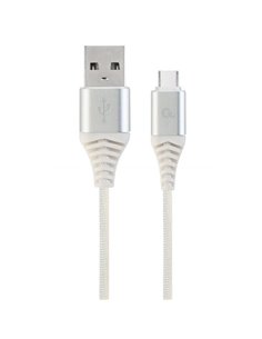 Cablu încărcare și sincronizare Cablexpert CC-USB2B-AMCM-2M-BW2, USB Type-A/USB Type-C, 2m, Alb 2