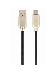 Кабель для зарядки и синхронизации Cablexpert CC-USB2R-AMmBM-1M, USB Type-A/micro-USB, 1м, Чёрный 2