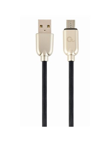 Cablu încărcare și sincronizare Cablexpert CC-USB2R-AMmBM-1M, USB Type-A/micro-USB, 1m, Negru