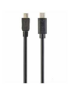 Cablu încărcare și sincronizare Cablexpert CCP-USB2-mBMCM-6, USB Type-C/micro-USB, 1,8m, Negru 2