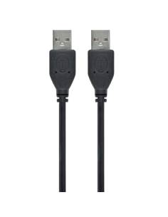 Adaptor USB Cablexpert CCP-USB2-AMAM-6, USB Type-A/USB Type-A, 1,8m, Negru