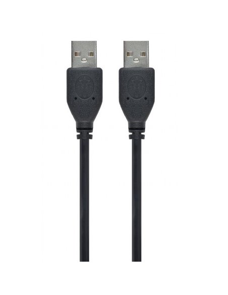 Adaptor USB Cablexpert CCP-USB2-AMAM-6, USB Type-A/USB Type-A, 1,8m, Negru