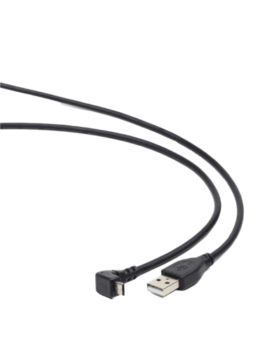 Кабель для зарядки и синхронизации Cablexpert CCP-mUSB2-AMBM90-6, USB Type-A/micro-USB, 1,8м, Чёрный