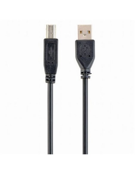 Адаптер USB Cablexpert CCP-USB2-AMBM-1M, USB Type-A/USB Type-B, 1м, Чёрный