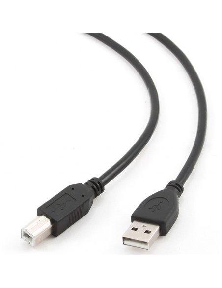 Adaptor USB Cablexpert CCP-USB2-AMBM-1M, USB Type-A/USB Type-B, 1m, Negru
