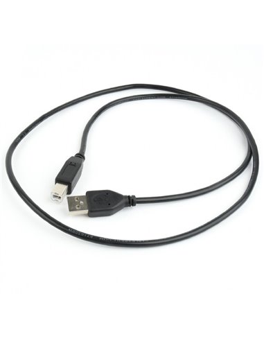 Адаптер USB Cablexpert CCP-USB2-AMBM-1M, USB Type-A/USB Type-B, 1м, Чёрный