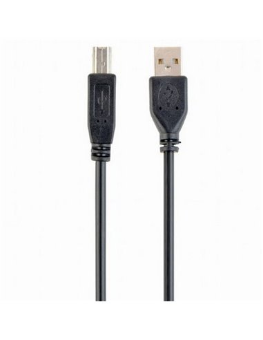 Коммуникационный кабель Cablexpert CCP-USB2-AMBM-6, USB Type-A/USB Type-B, 1,8м, Чёрный