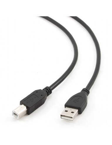 Коммуникационный кабель Cablexpert CCP-USB2-AMBM-6, USB Type-A/USB Type-B, 1,8м, Чёрный