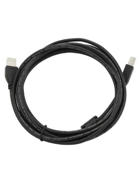 Cablu de comunicație Cablexpert CCF-USB2-AMBM-10, USB Type-A/USB Type-B, 3m, Negru