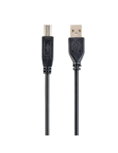 Cablu de date pentru periferice Gembird CCP-USB2-AMBM-15, USB Type-A/USB Type-B, 5m, Negru