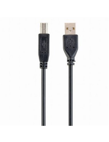 Cablu de date pentru periferice Gembird CCP-USB2-AMBM-15, USB Type-A/USB Type-B, 5m, Negru