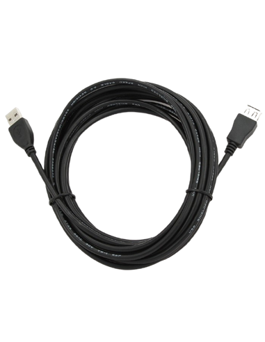 Cablu prelungitor Cablexpert CCP-USB2-AMAF-15C, USB Type-A/USB Type-A (F), 4,5m, Negru