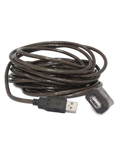 Cablu prelungitor Cablexpert UAE-01-5M, USB Type-A (M)/USB Type-A (F), 5m, Negru