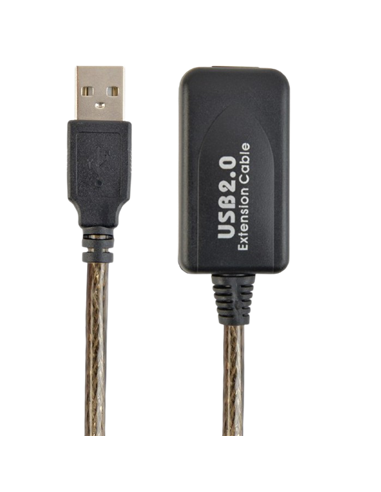 Удлинитель Cablexpert UAE-01-5M, USB Type-A (M)/USB Type-A (F), 5м, Чёрный