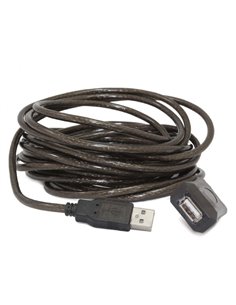 Удлинитель Cablexpert UAE-01-10M, USB Type-A (F)/USB Type-A (F), 10м, Чёрный 2