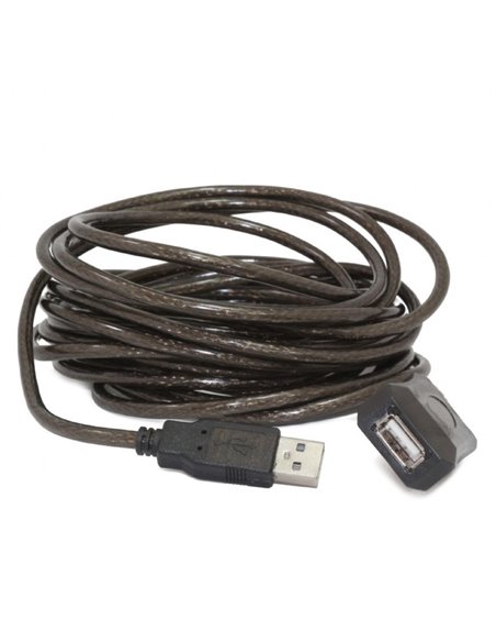 Удлинитель Cablexpert UAE-01-10M, USB Type-A (F)/USB Type-A (F), 10м, Чёрный