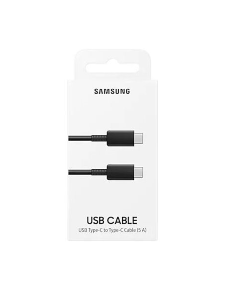 Cablu încărcare și sincronizare Samsung EP-DN975BBRGRU, USB Type-C/USB Type-C, 1m, Negru