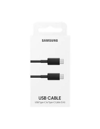 Cablu încărcare și sincronizare Samsung EP-DN975BBRGRU, USB Type-C/USB Type-C, 1m, Negru