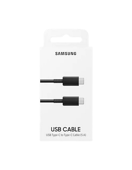 Cablu încărcare și sincronizare Samsung EP-DN975BBRGRU, USB Type-C/USB Type-C, 1m, Negru