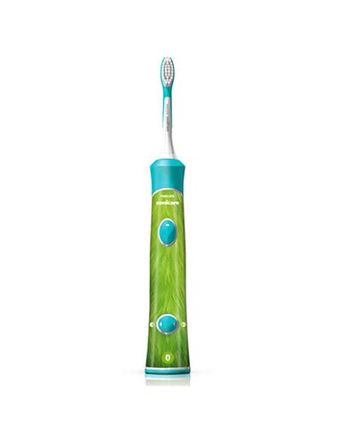 Periuța de dinți electrică sonică PHILIPS Sonicare For Kids HX6322/04, Turcoaz