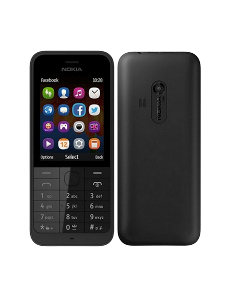 Telefon mobil Nokia 225 Dual-SIM, Negru