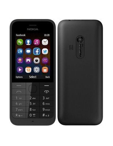 Telefon mobil Nokia 225 Dual-SIM, Negru