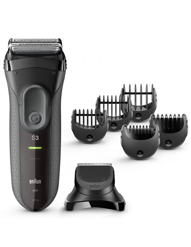 Электробритва мужская BRAUN Series 3 Shave&Style, Чёрный