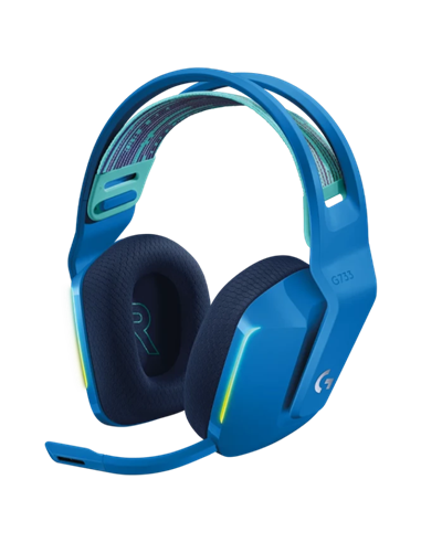 Căști gaming Logitech G733, Wireless, Albastru