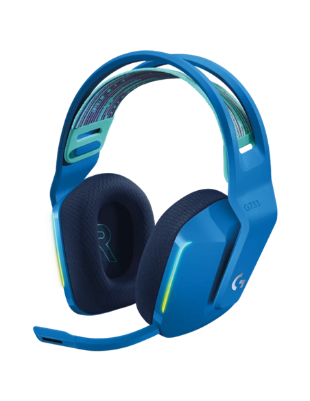 Căști gaming Logitech G733, Wireless, Albastru