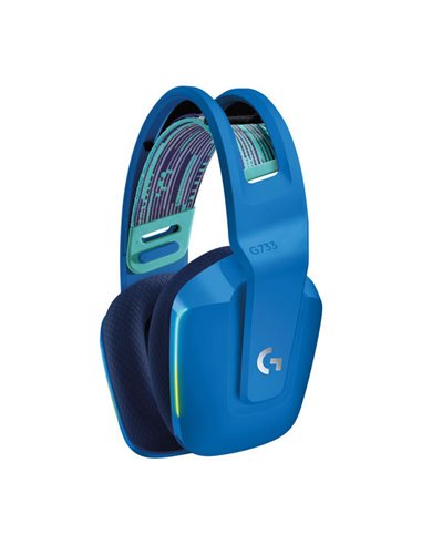 Căști gaming Logitech G733, Wireless, Albastru