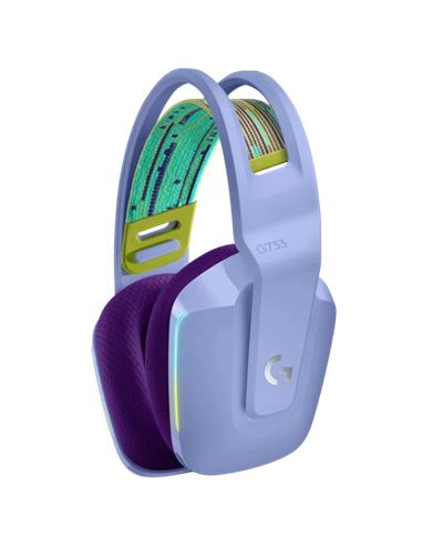 Căști gaming Logitech G733, Wireless, Liliac